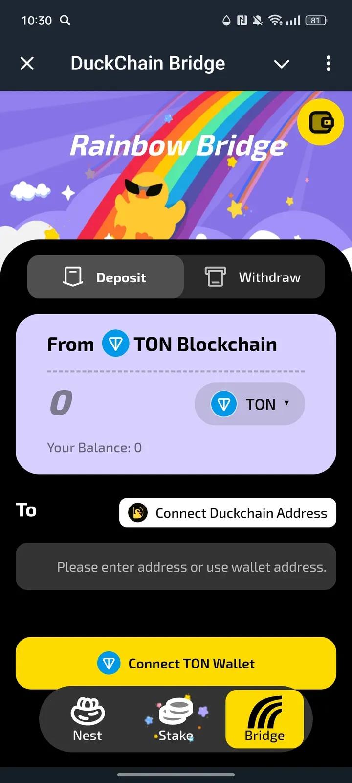DuckChain Bridge 1