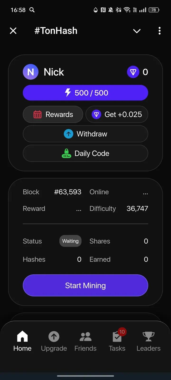 #TonHash 1