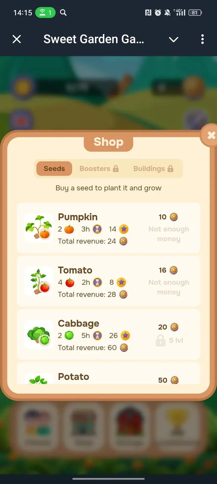 Sweet Garden Game 2