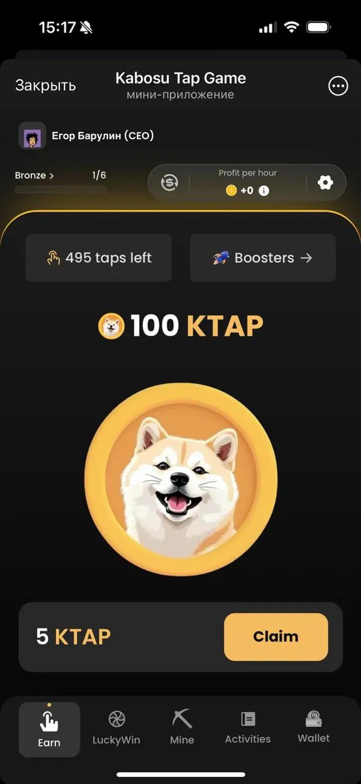 Kabosu Tap Game 4