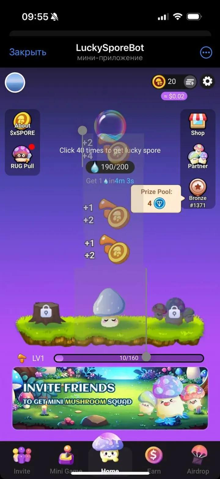 LuckySporeBot 2