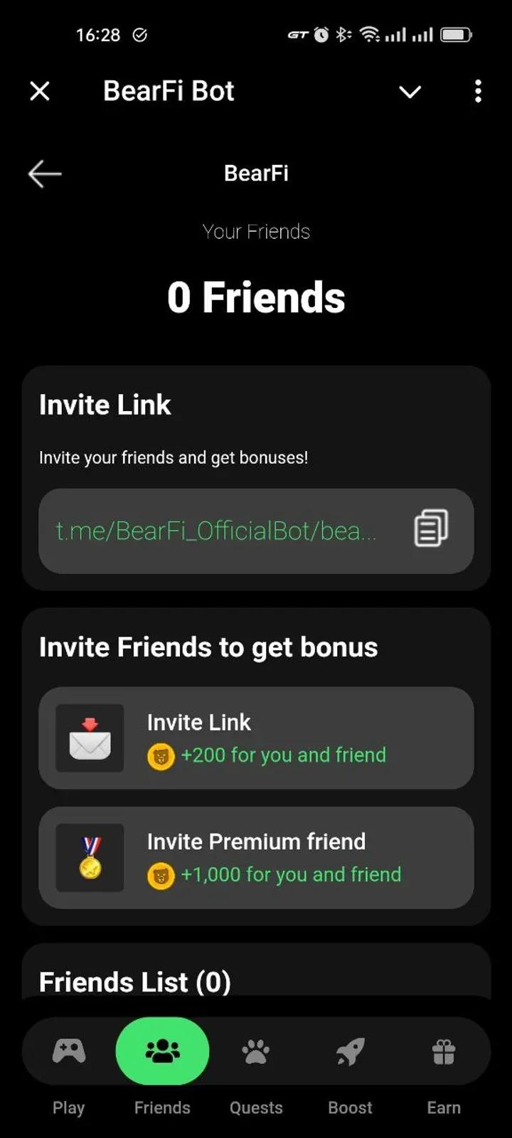 BearFi Bot Telegram Screenshot 1