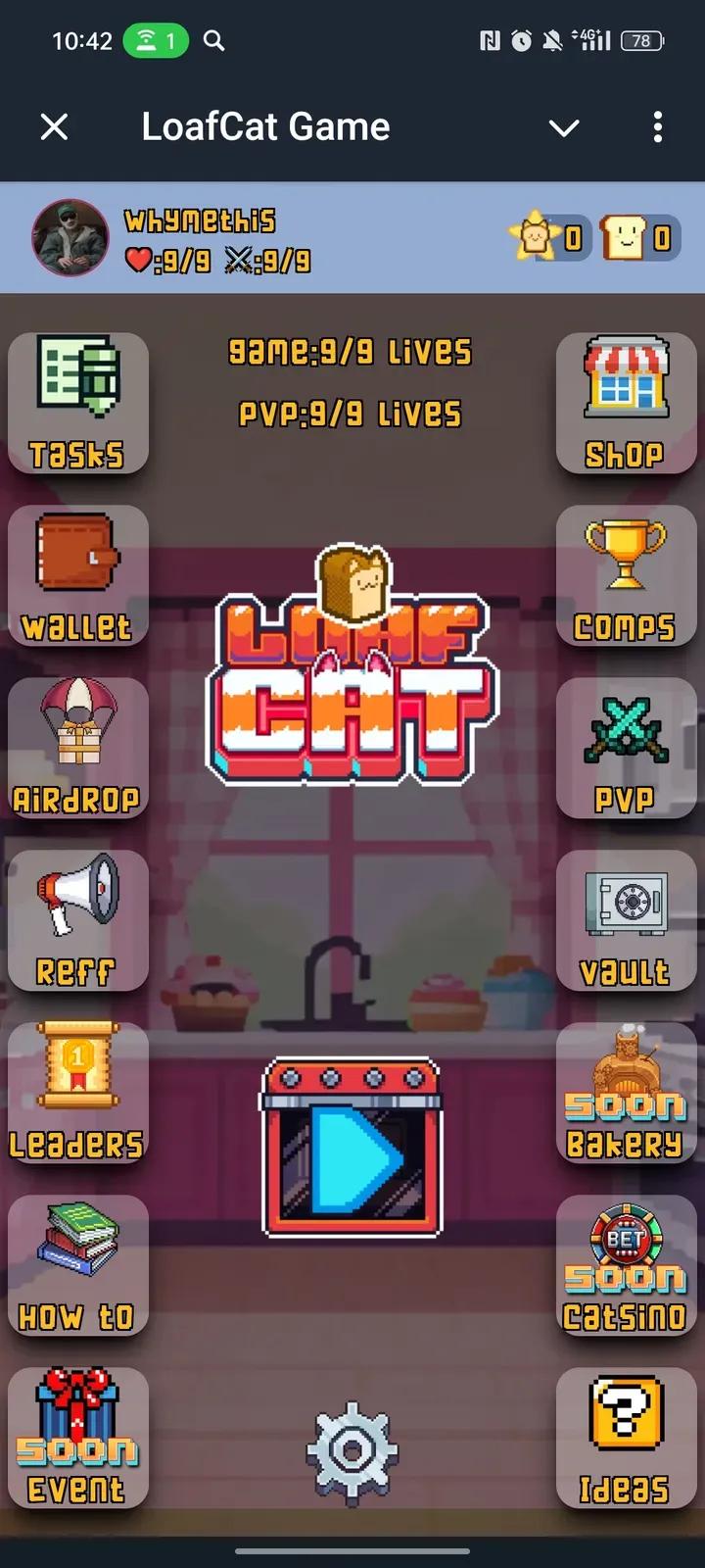LoafCat Game 1