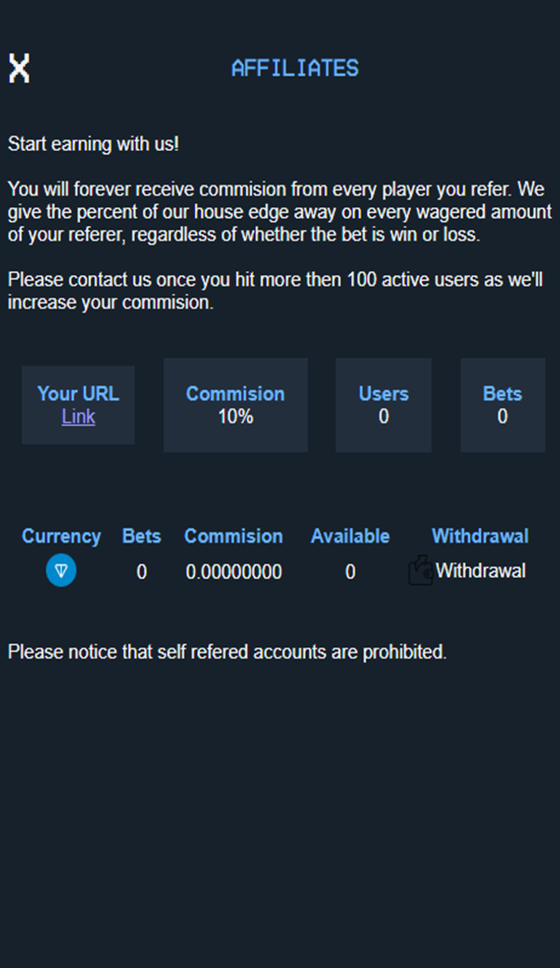 B3t Dice Telegram Screenshot 3