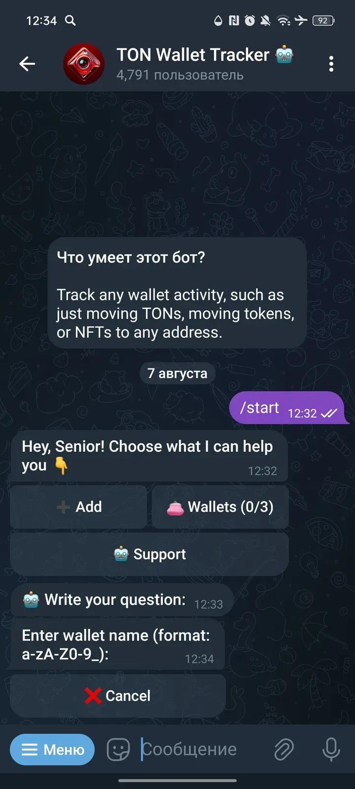 TON Wallet Tracker 🤖 2