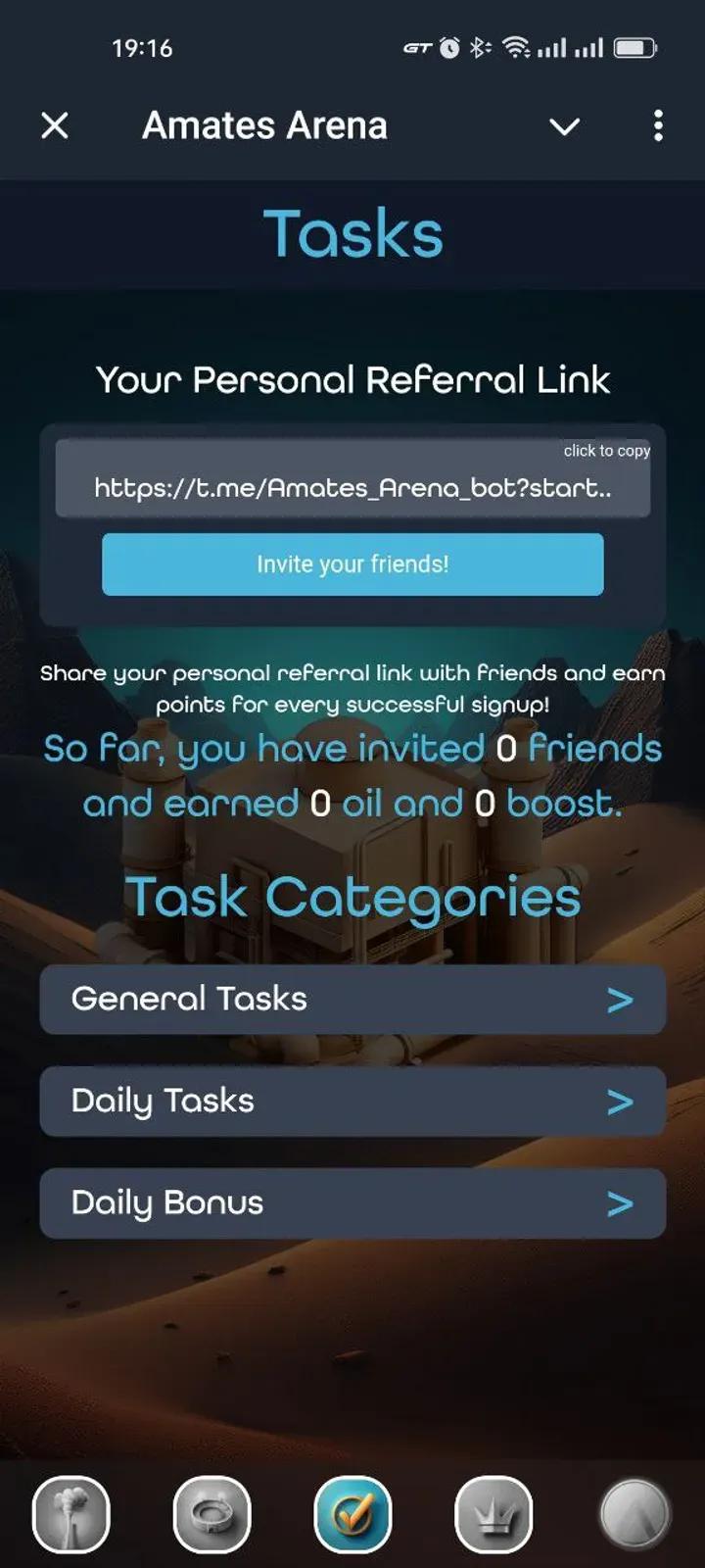 Amates Arena Telegram Screenshot 3