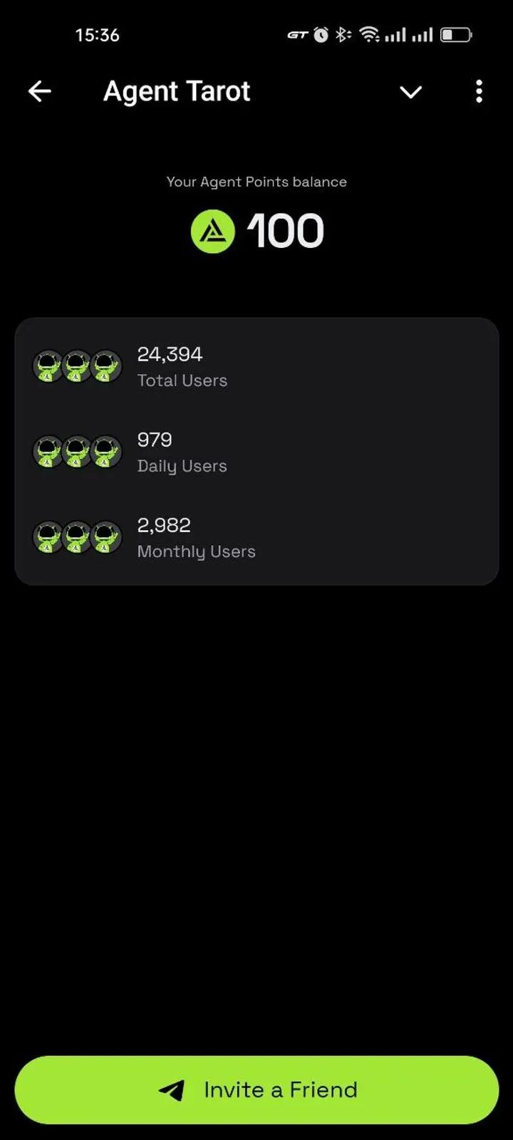 Agent Tarot Telegram Screenshot 2