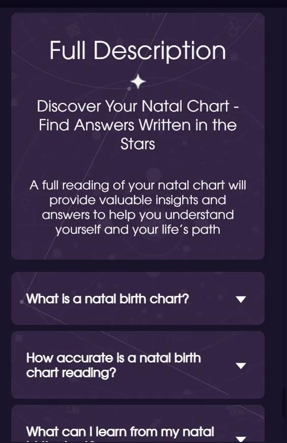 Astro Natal Chart Telegram Screenshot 3