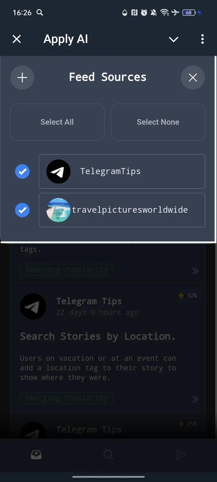 Apply AI Telegram Screenshot 3