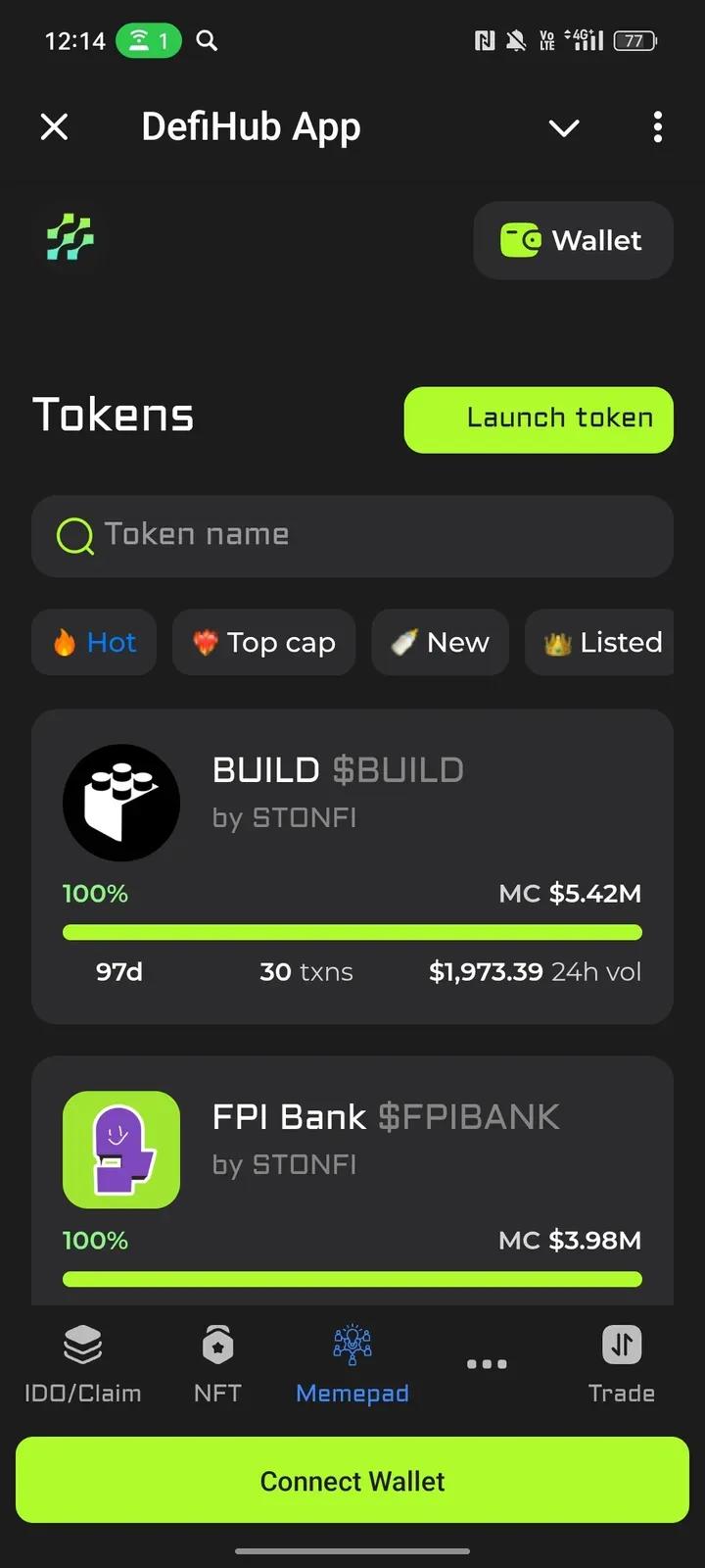 DefiHub App 1