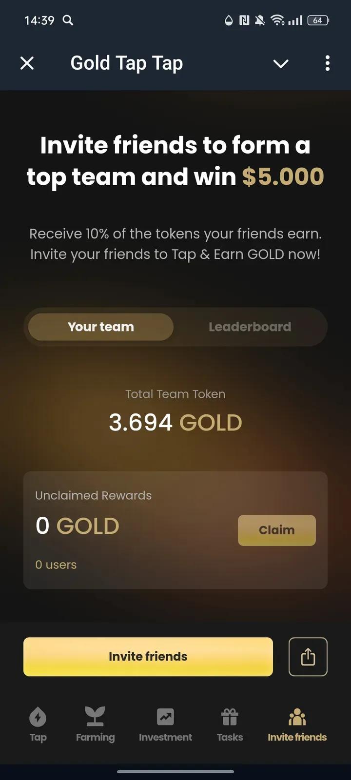 Gold Tap Tap 4
