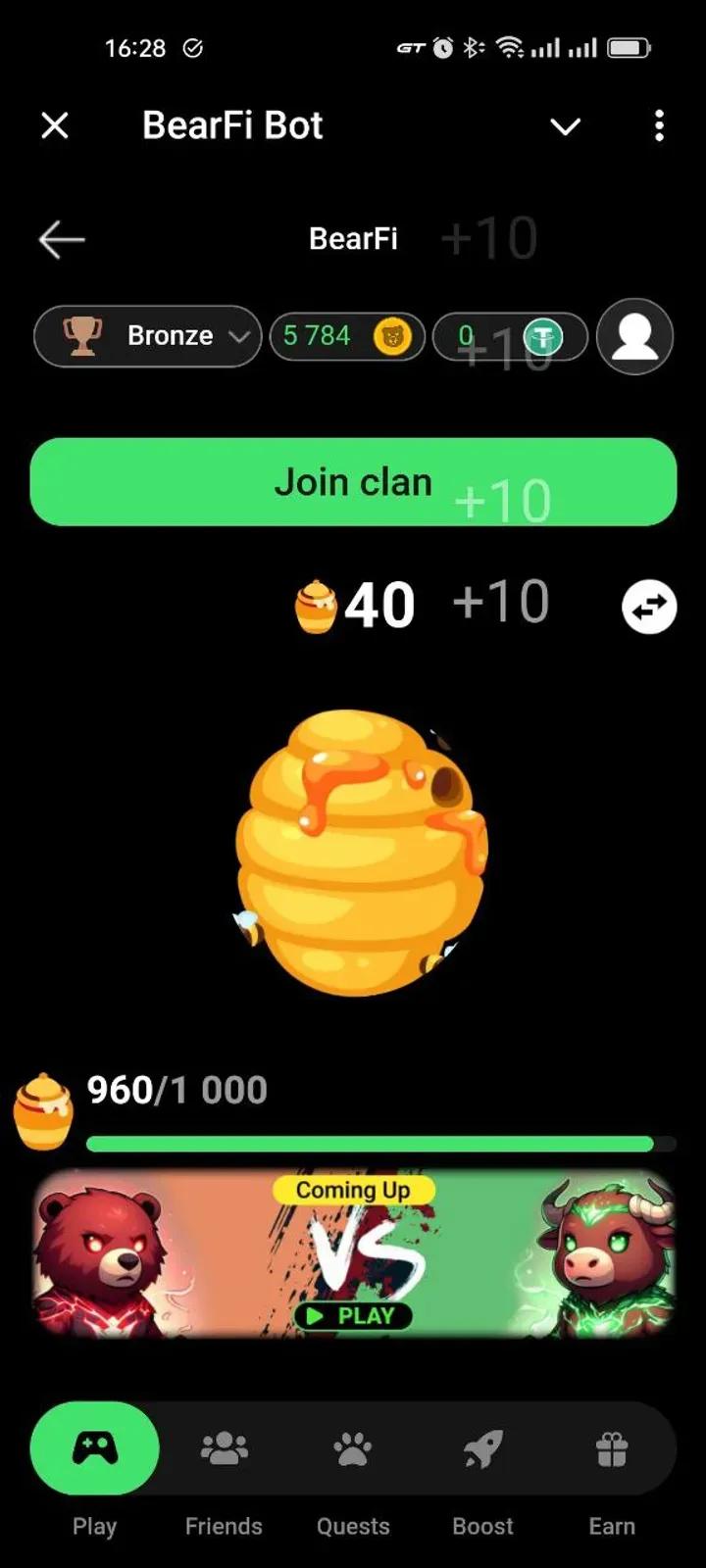 BearFi Bot Telegram Screenshot 2