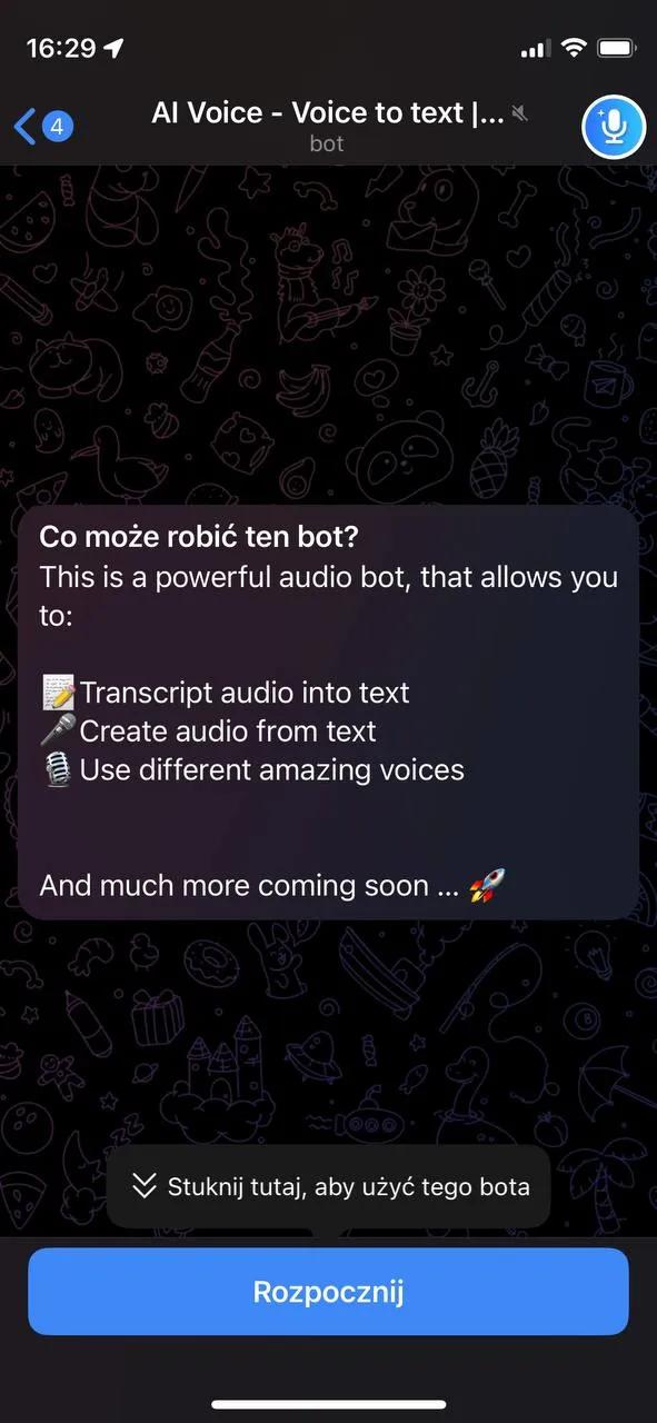 AI Voice Telegram Screenshot 3