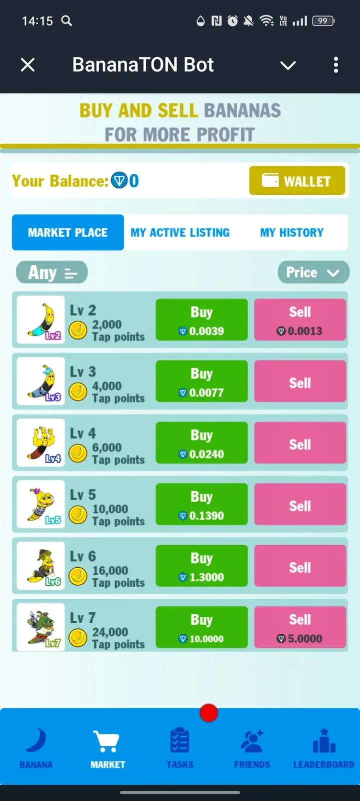 BananaTON Bot Telegram Screenshot 2