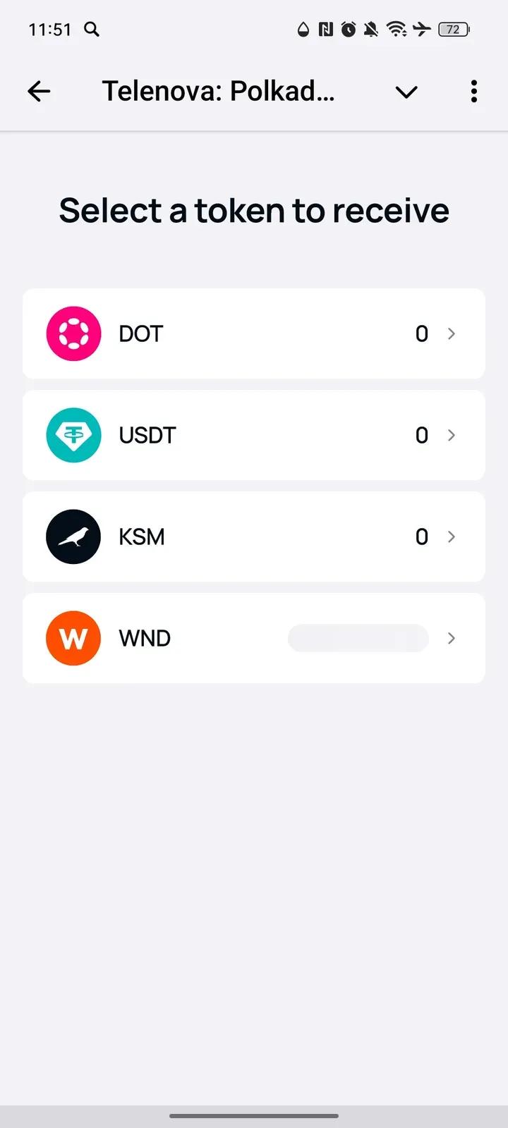 Telenova: Polkadot Wallet 4
