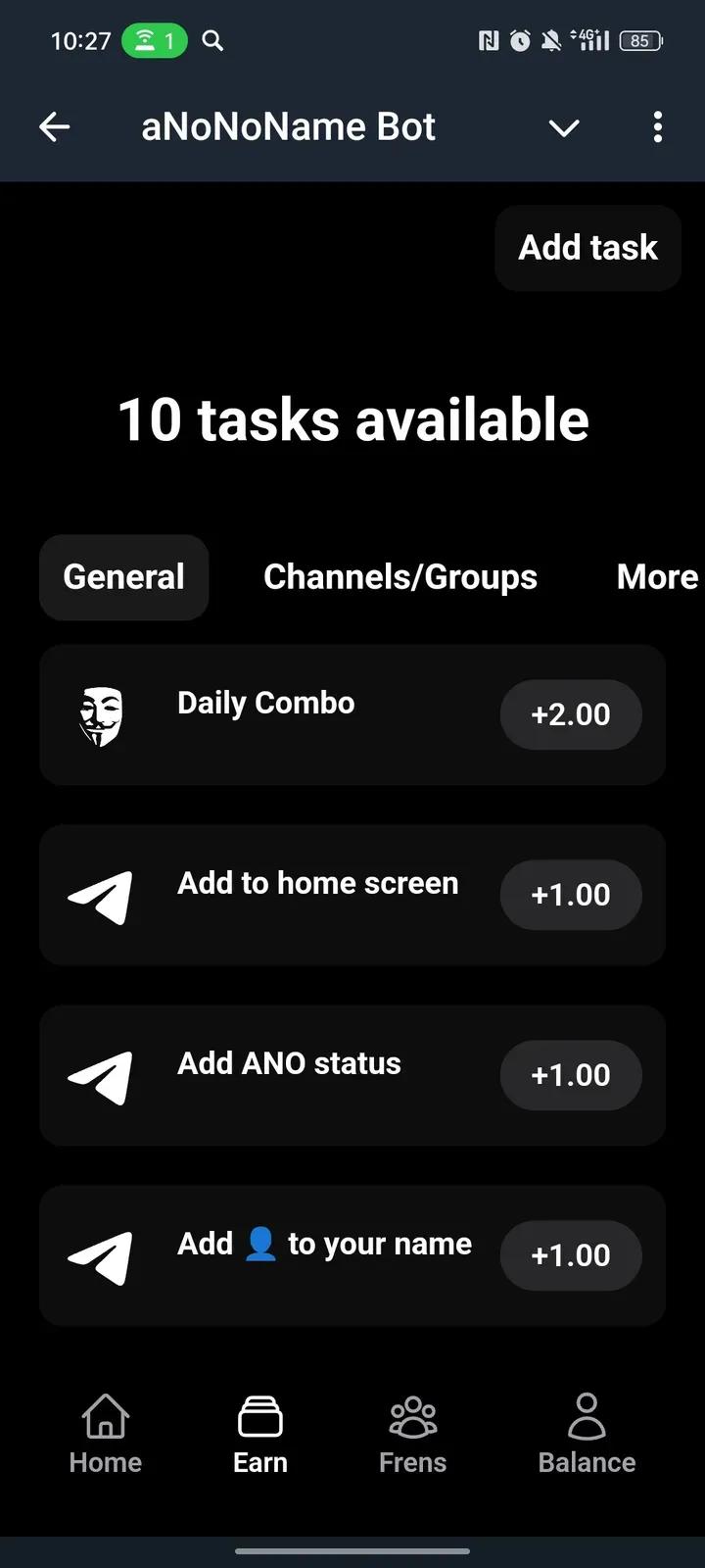 aNoNoName Bot Screenshot 2