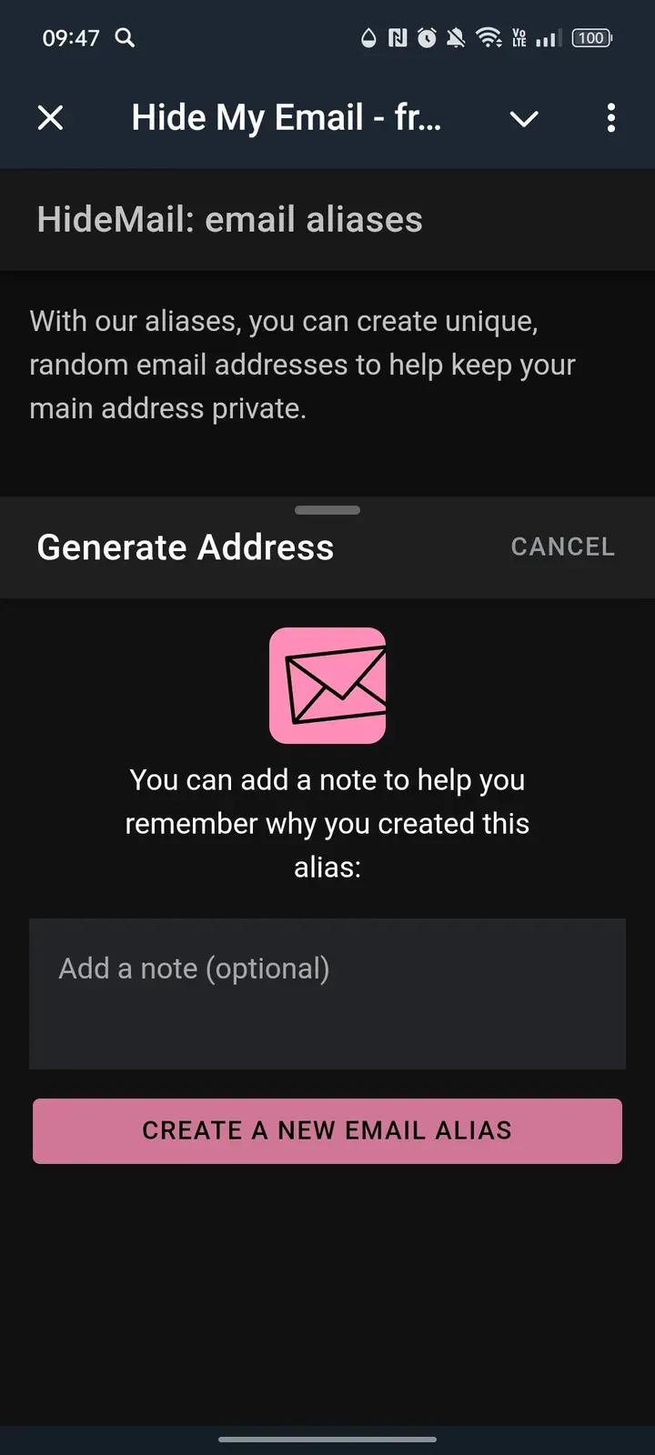 Hide My Email — free email aliases forever 2