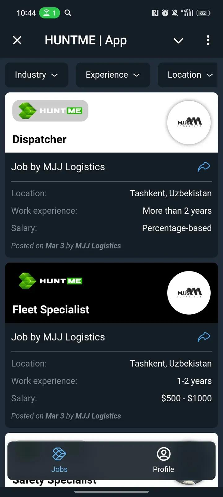 HUNTME | App 1