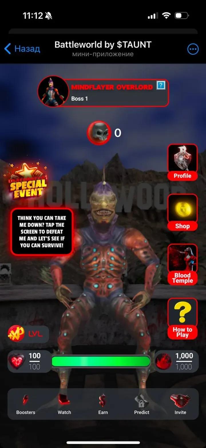 Battleworld by $TAUNT Telegram Screenshot 5