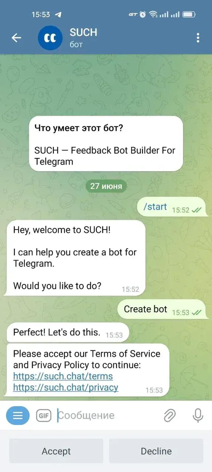 SUCH Bot Builder 4