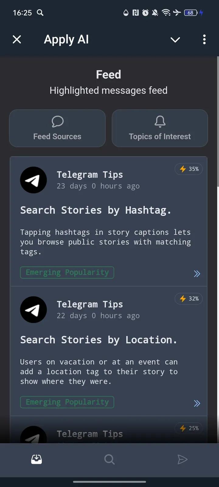 Apply AI Telegram Screenshot 1