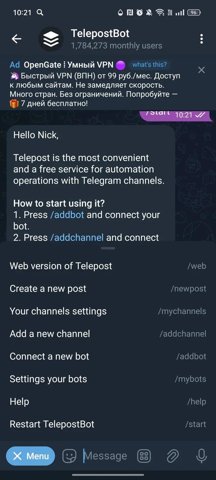 TelepostBot 3