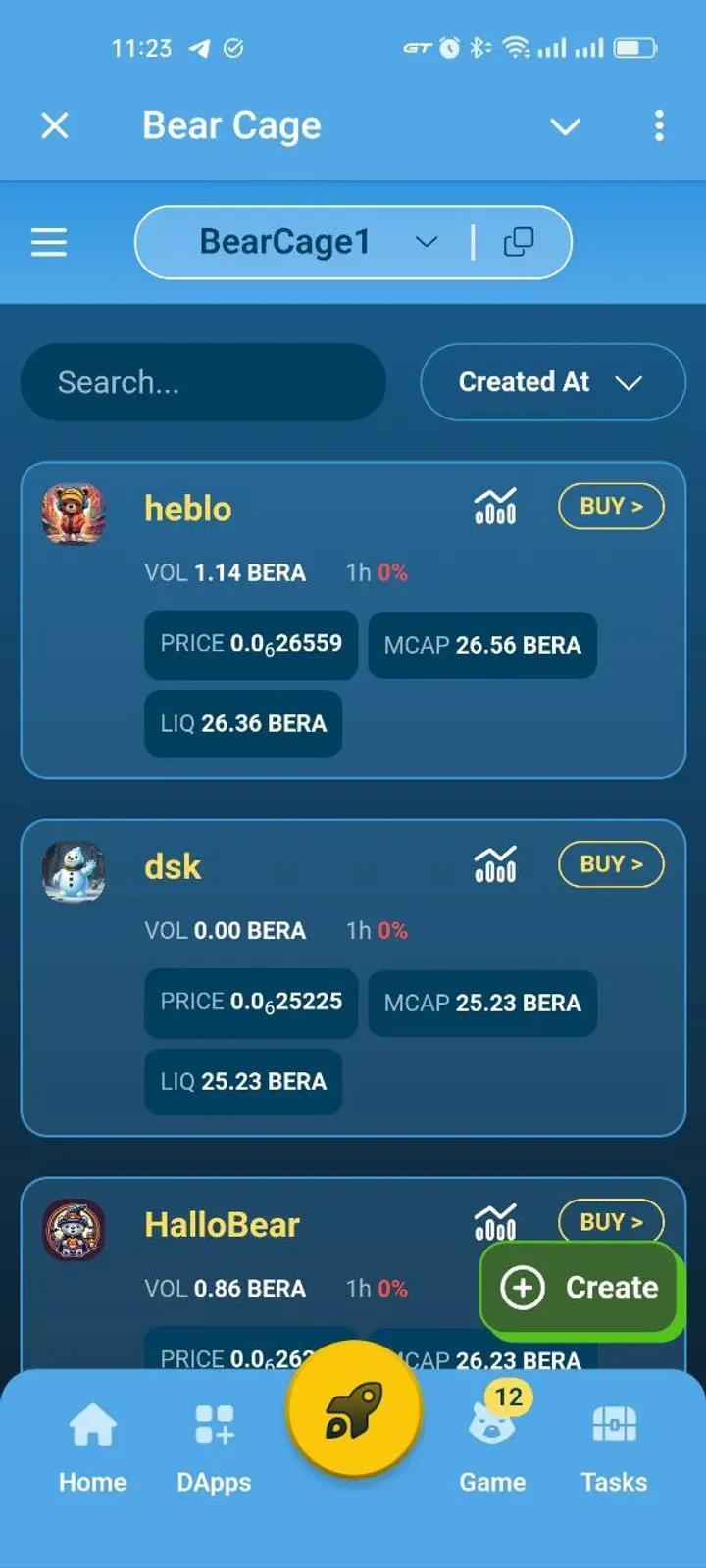 BearCage Telegram Screenshot 1