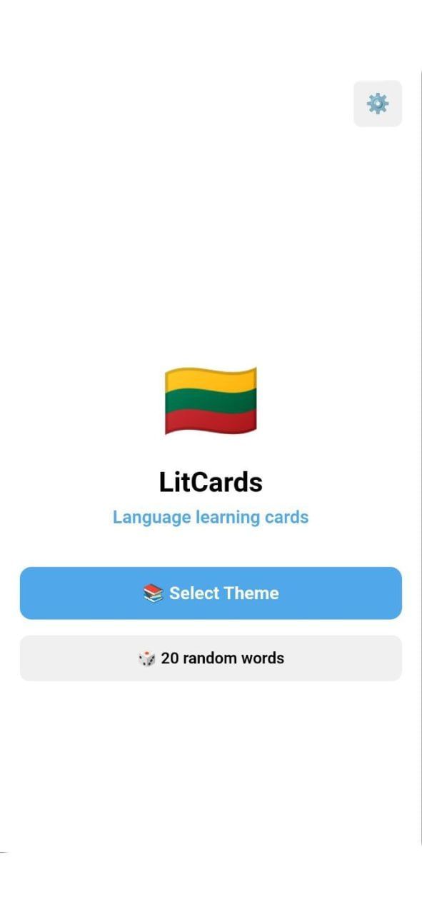 LitCards — Learn Lithuanian 1