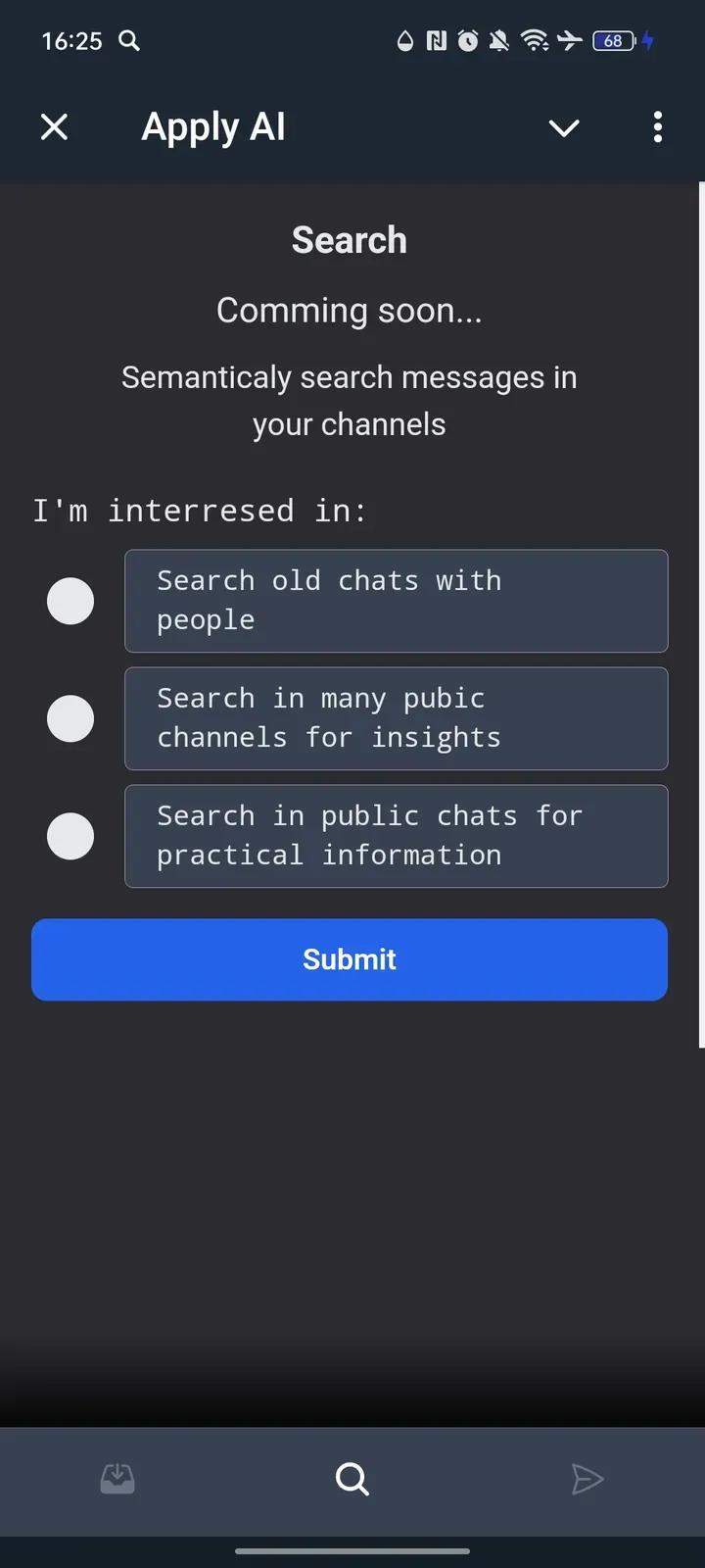 Apply AI Telegram Screenshot 2