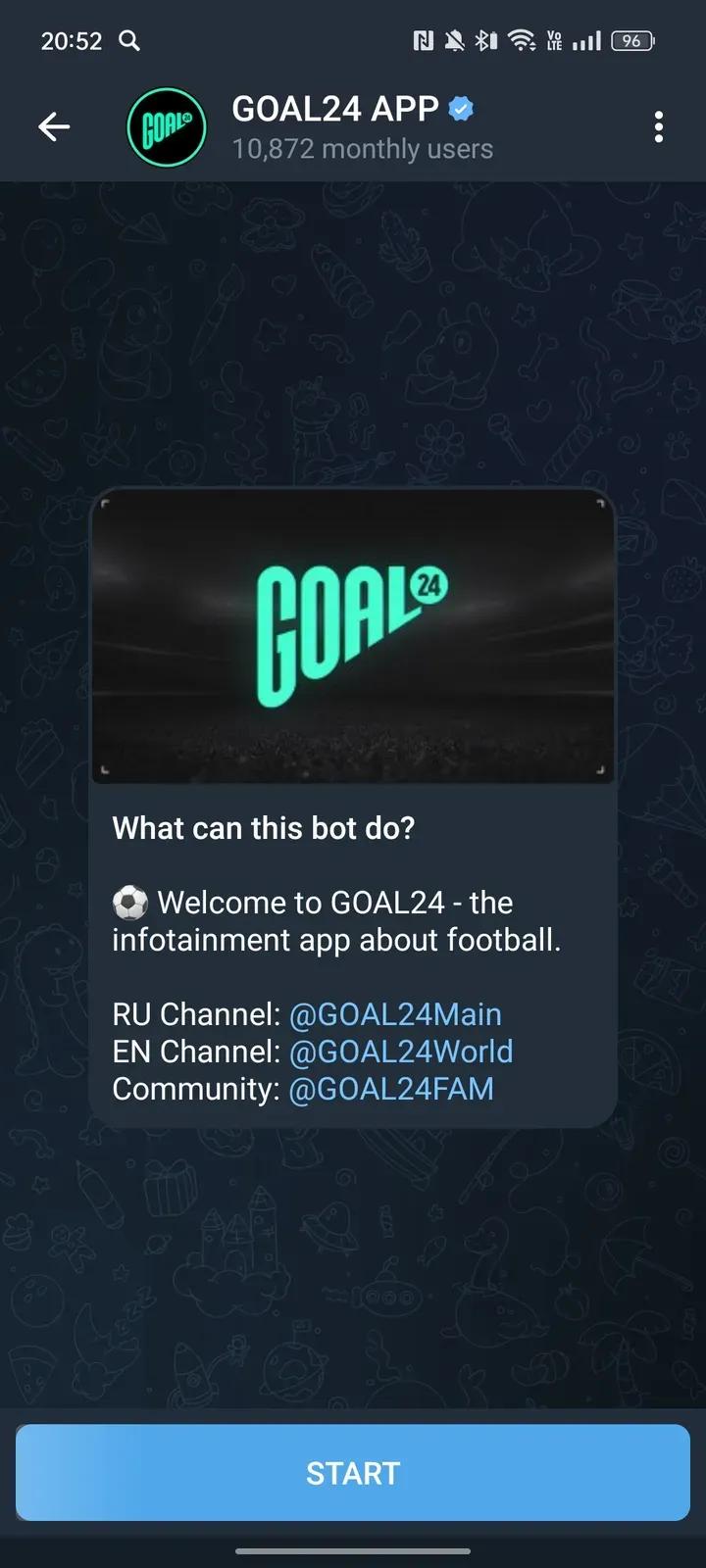 GOAL24 APP ✔ Captura 3