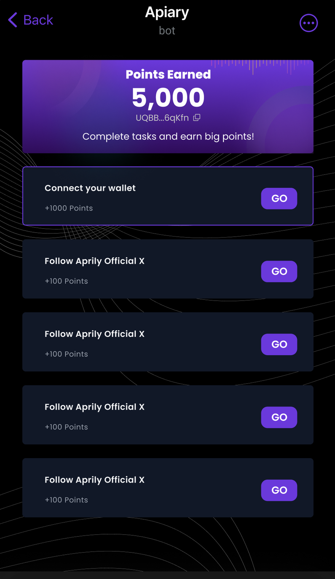 Apiary Telegram Screenshot 4
