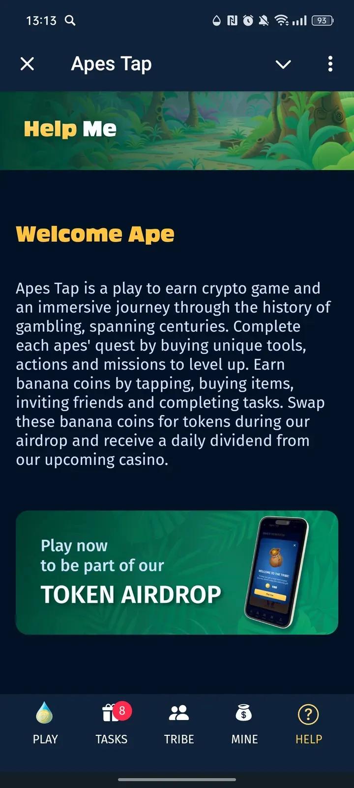 Apes Tap Telegram Screenshot 5