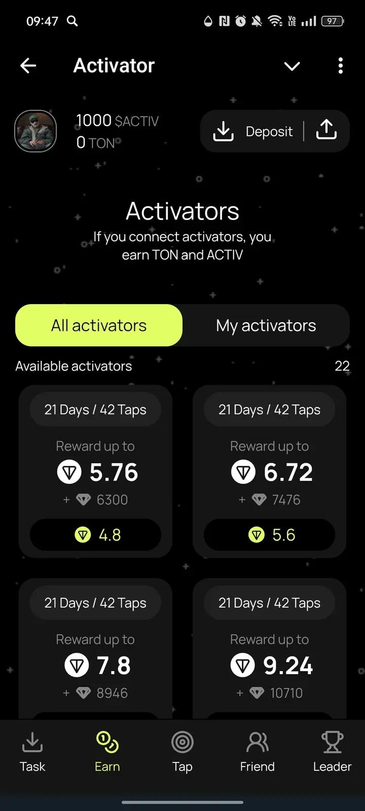 Activator Telegram Screenshot 2