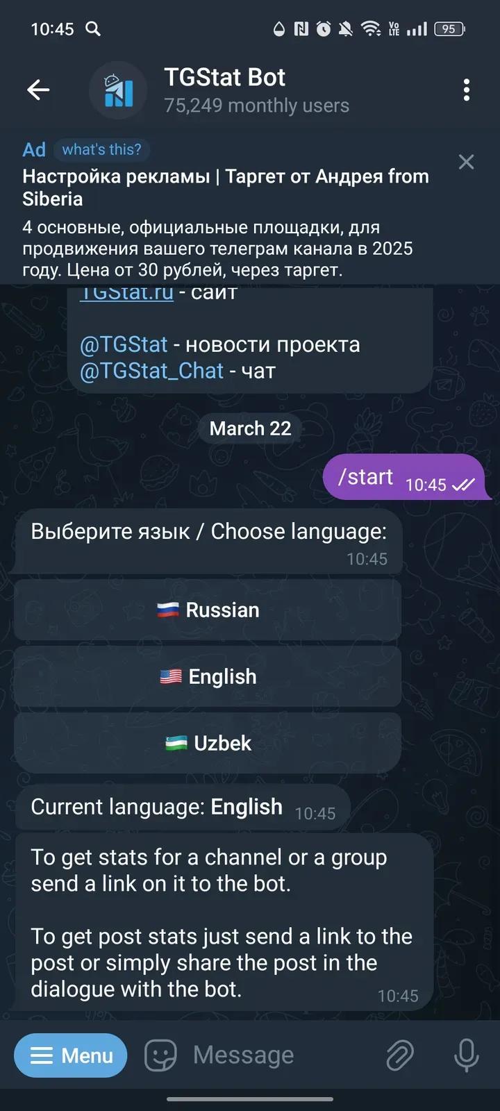 TGStat Bot 2