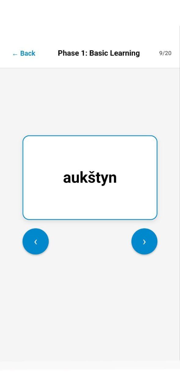 LitCards — Learn Lithuanian 2