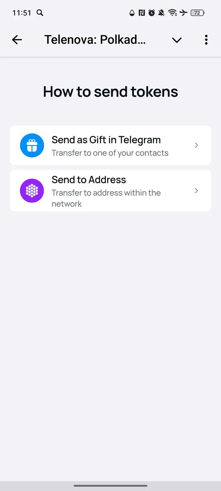 Telenova: Polkadot Wallet 5