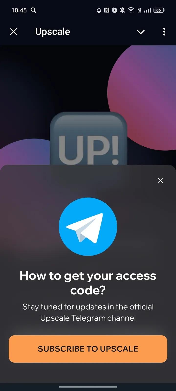 Upscale Telegram Screenshot 2