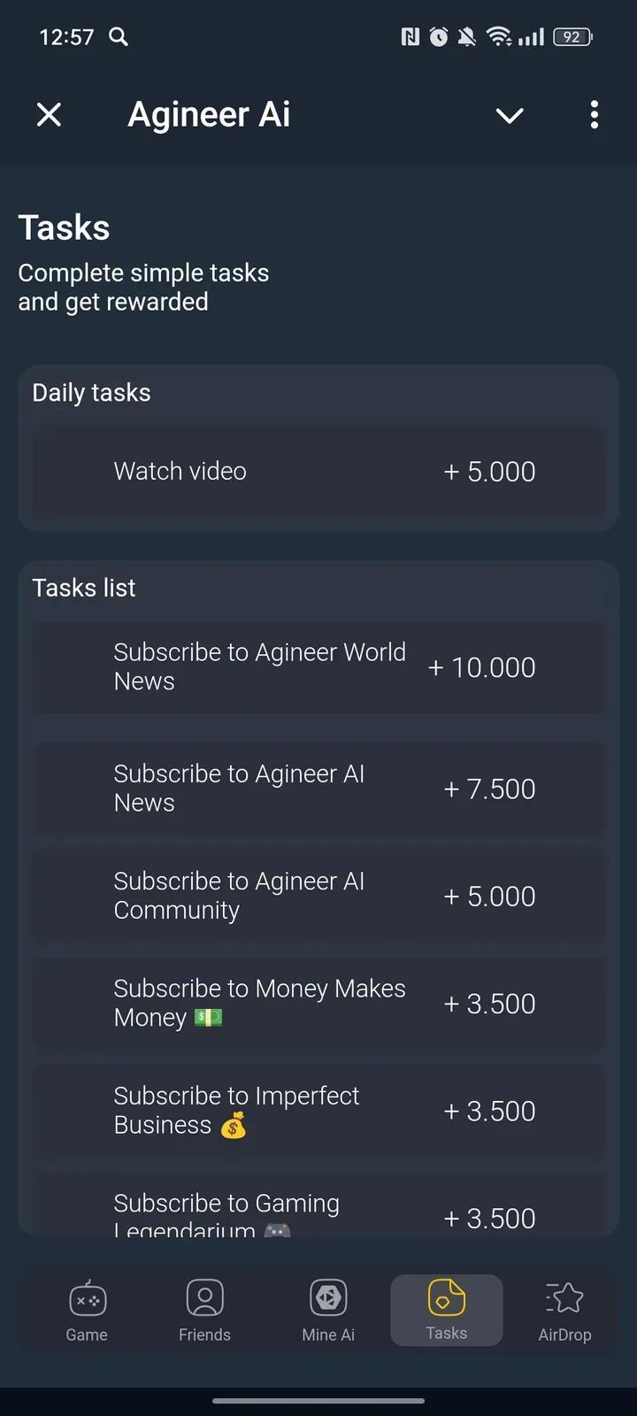 Agineer Ai Telegram Screenshot 4