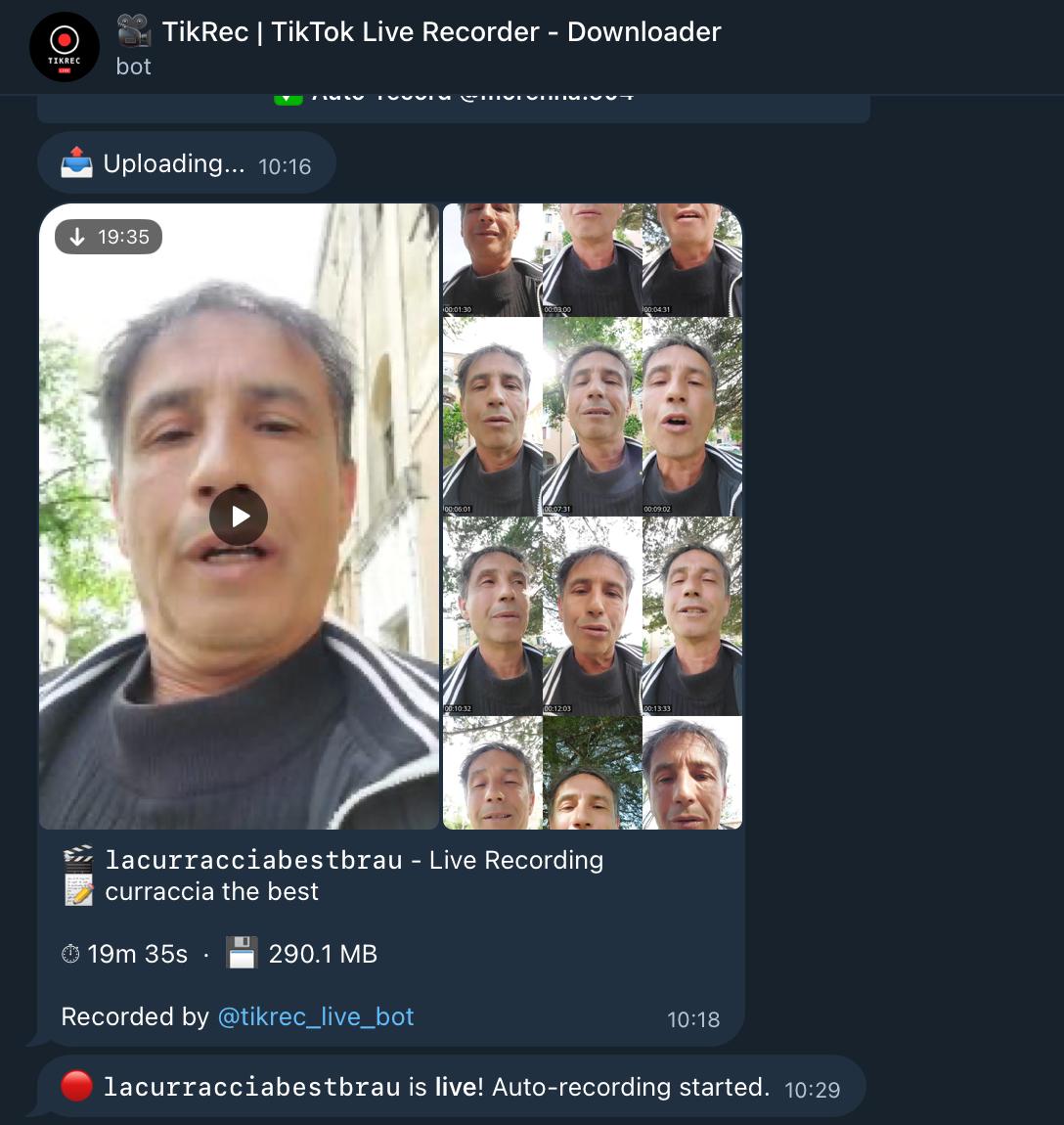Screenshot of TikTok Live Recorder | TikRec