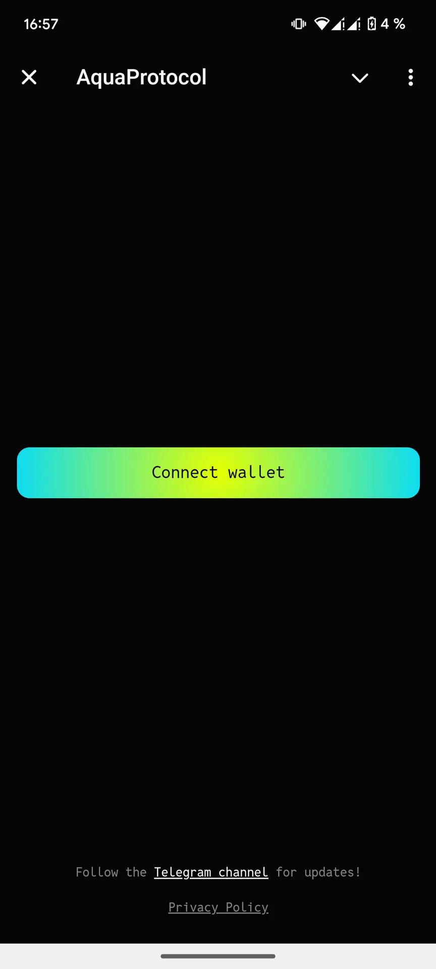 AquaProtocol Telegram Screenshot 1
