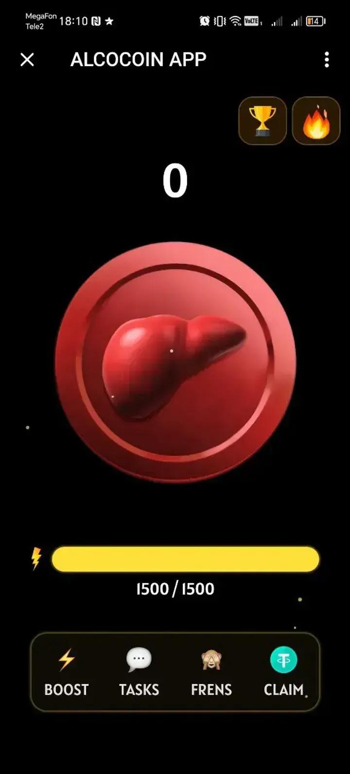 ALCOCOIN APP Telegram Screenshot 2