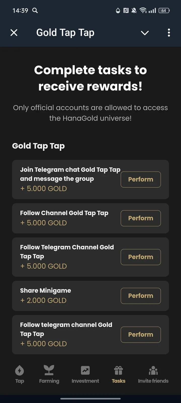 Gold Tap Tap 3