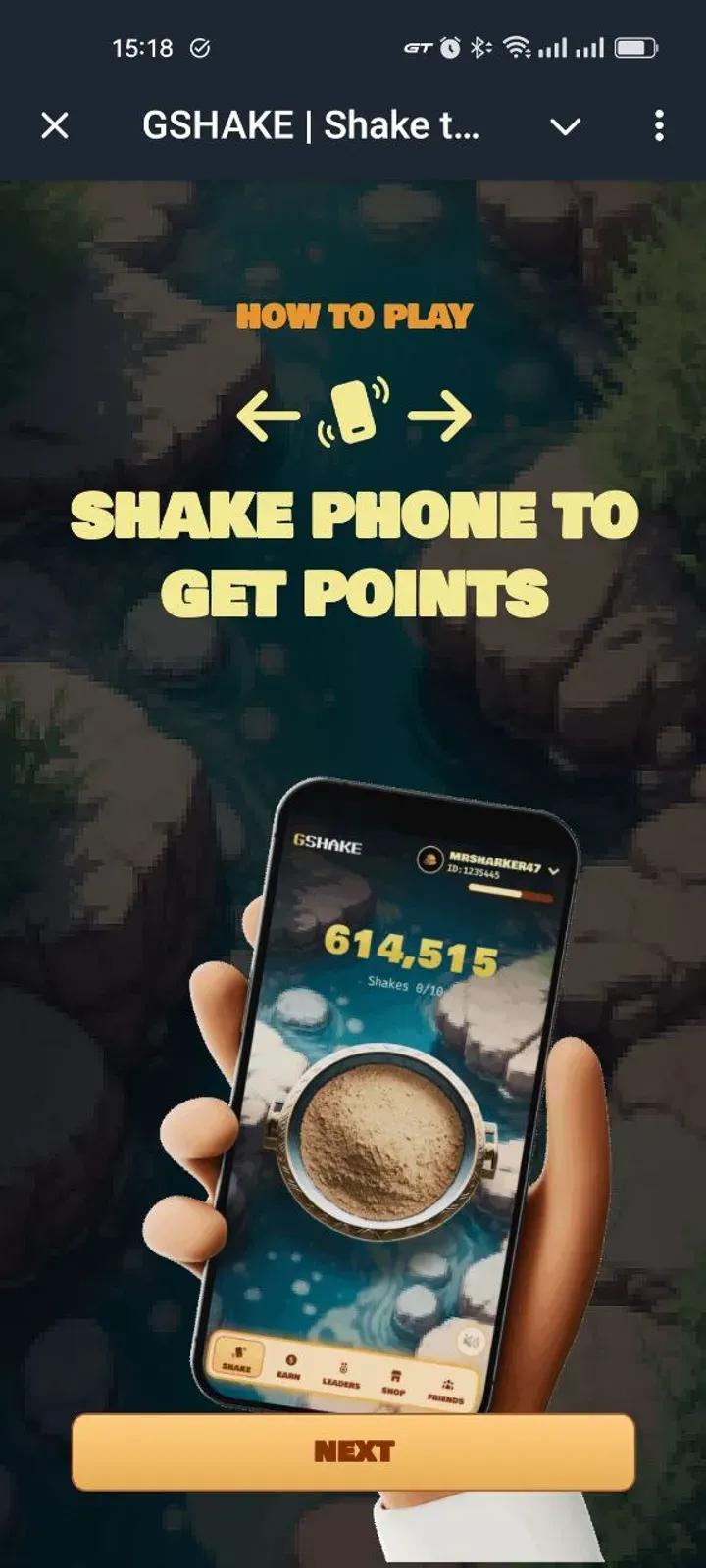 GSHAKE | Shake to Earn 4