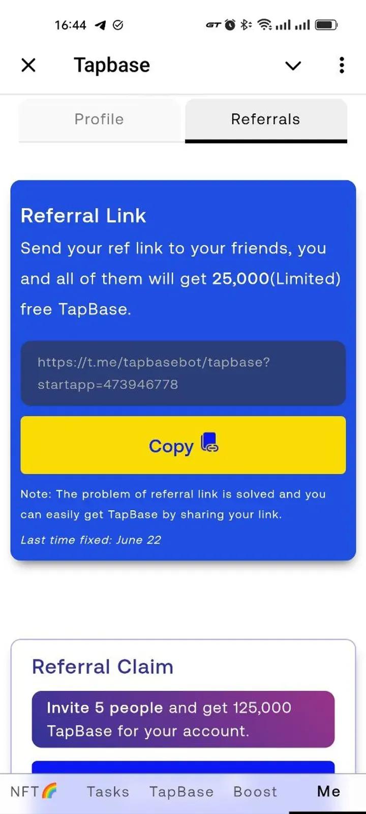Tapbase 7