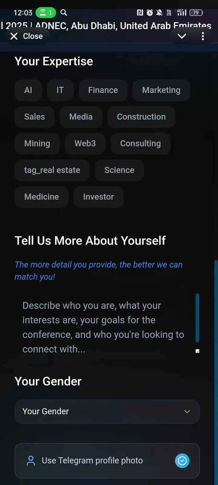 AIWorldChampionship Telegram Screenshot 3