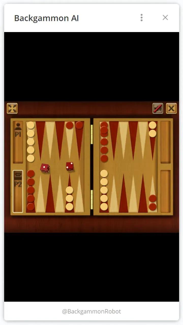 Backgammon AI Telegram Screenshot 1