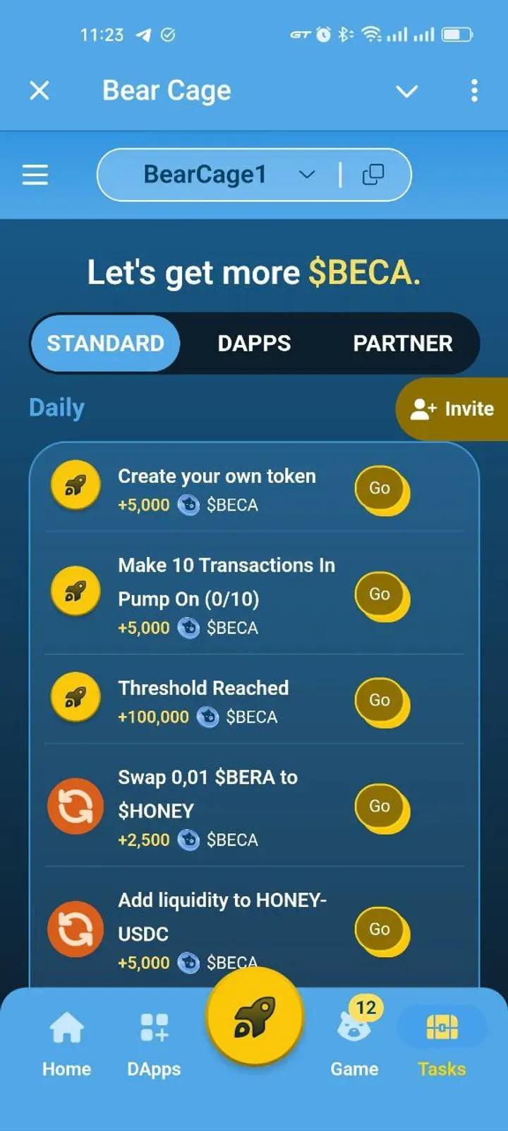 BearCage Telegram Screenshot 2