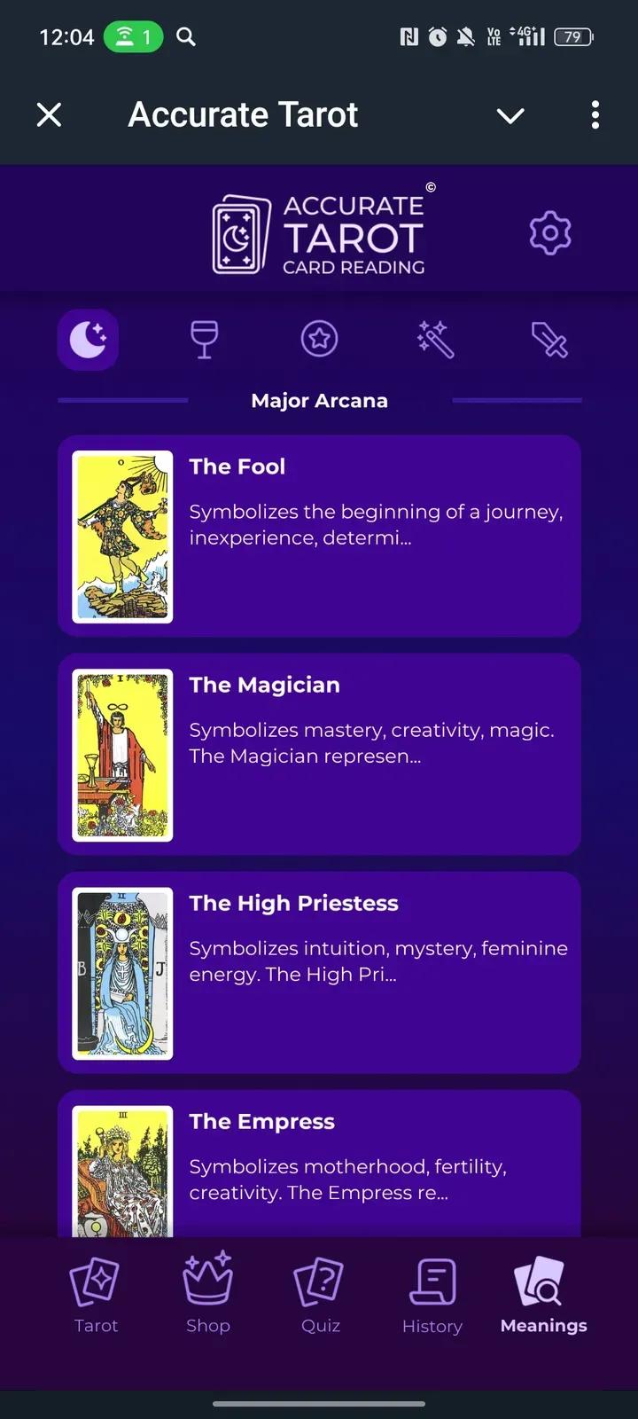 Tarot Telegram Screenshot 4