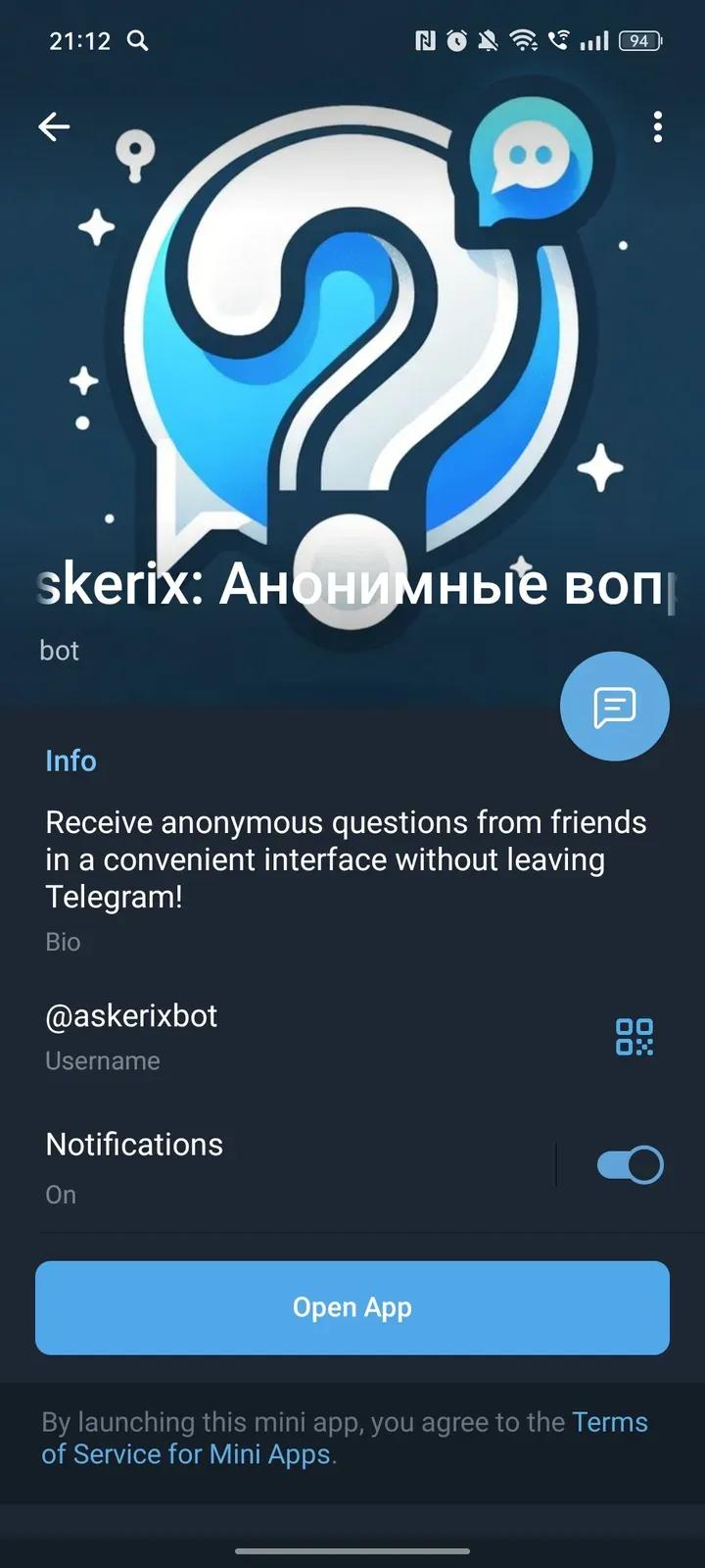 Askerix Telegram Screenshot 4
