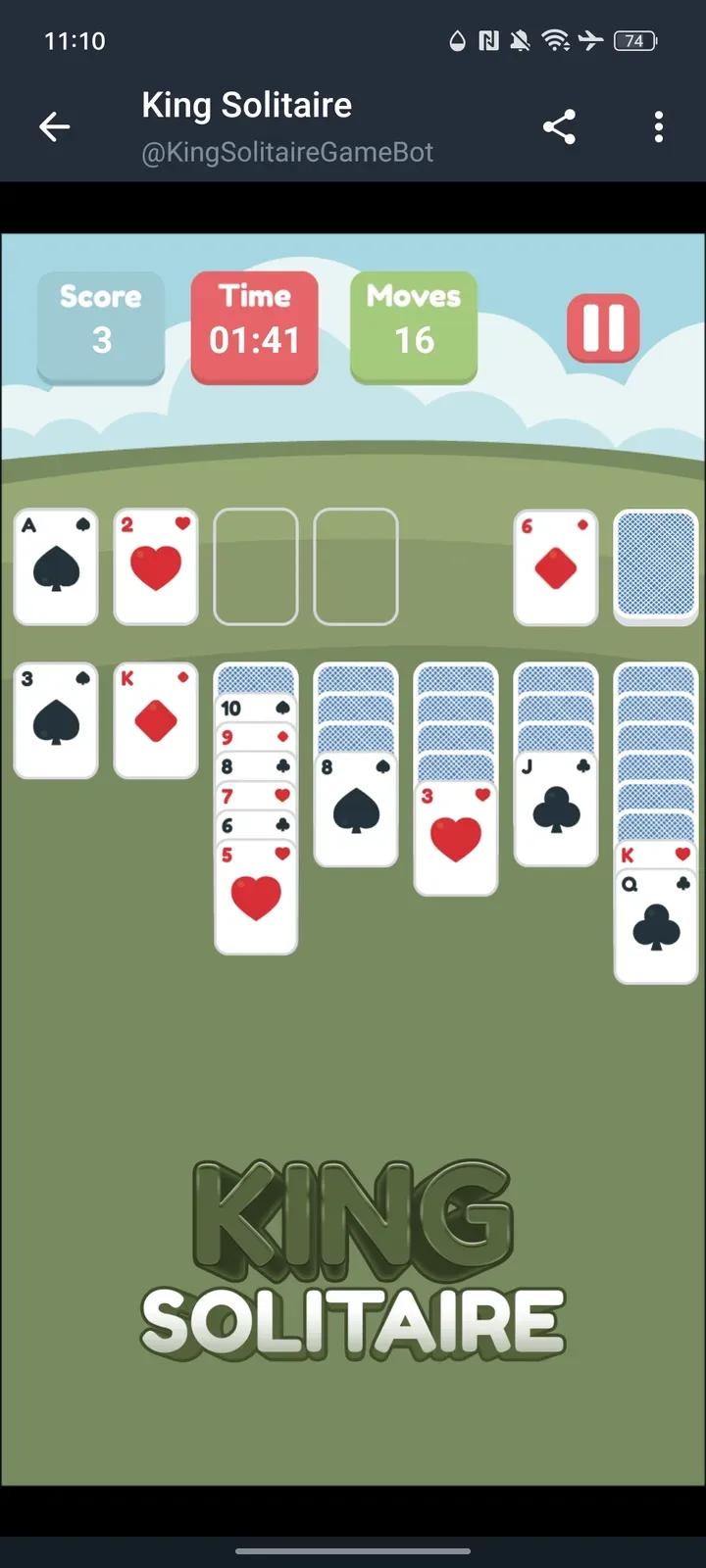 King Solitaire Game 3